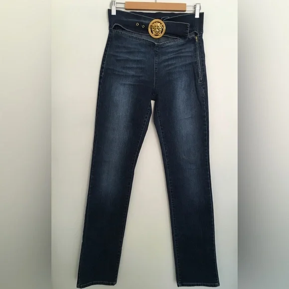 VERSACE JEANS COUTURE ビンテージ！ Vintage Versace Jeans Couture Blue Denim Jeans Retro Size 38